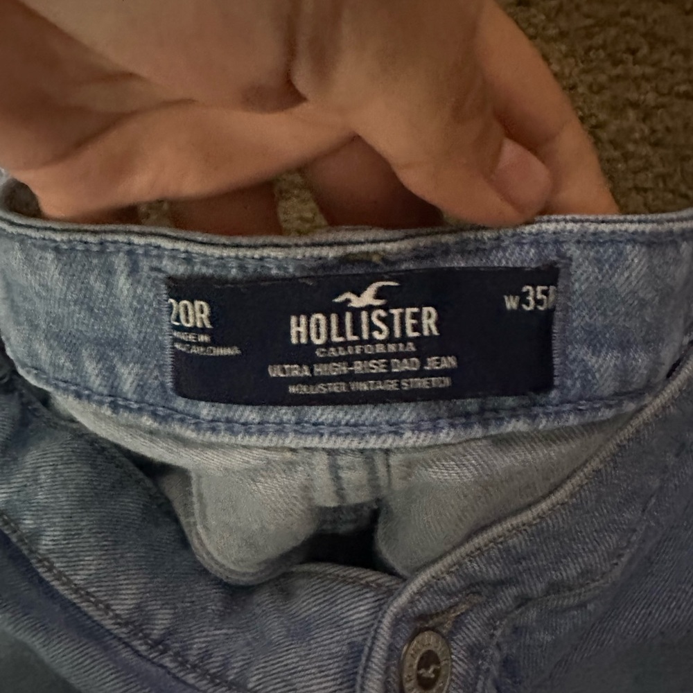 Hollister Blue Straight Jeans - Picture 2 of 2